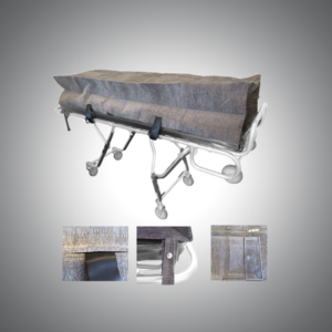 Gray Cot Pouch w/ Zipper