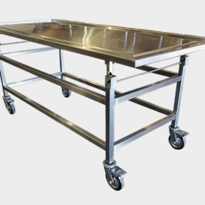 HD Stainless Steel Multi-Height Embalming Table 1000lb (like Ferno 103)