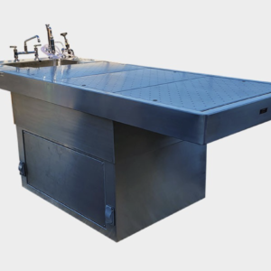 Adjustable Height Pedestal Autopsy Table