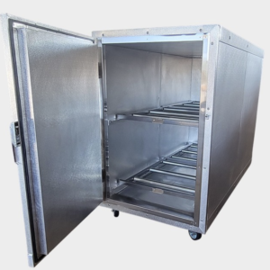 Extra Wide 2 Body Upright Mortuary Cooler