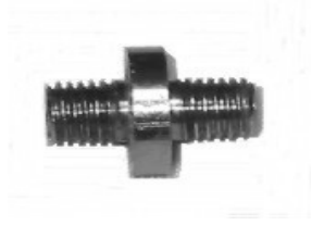 Stainless Steel 12-32 Male To 12-32 Male Threaded Adapter